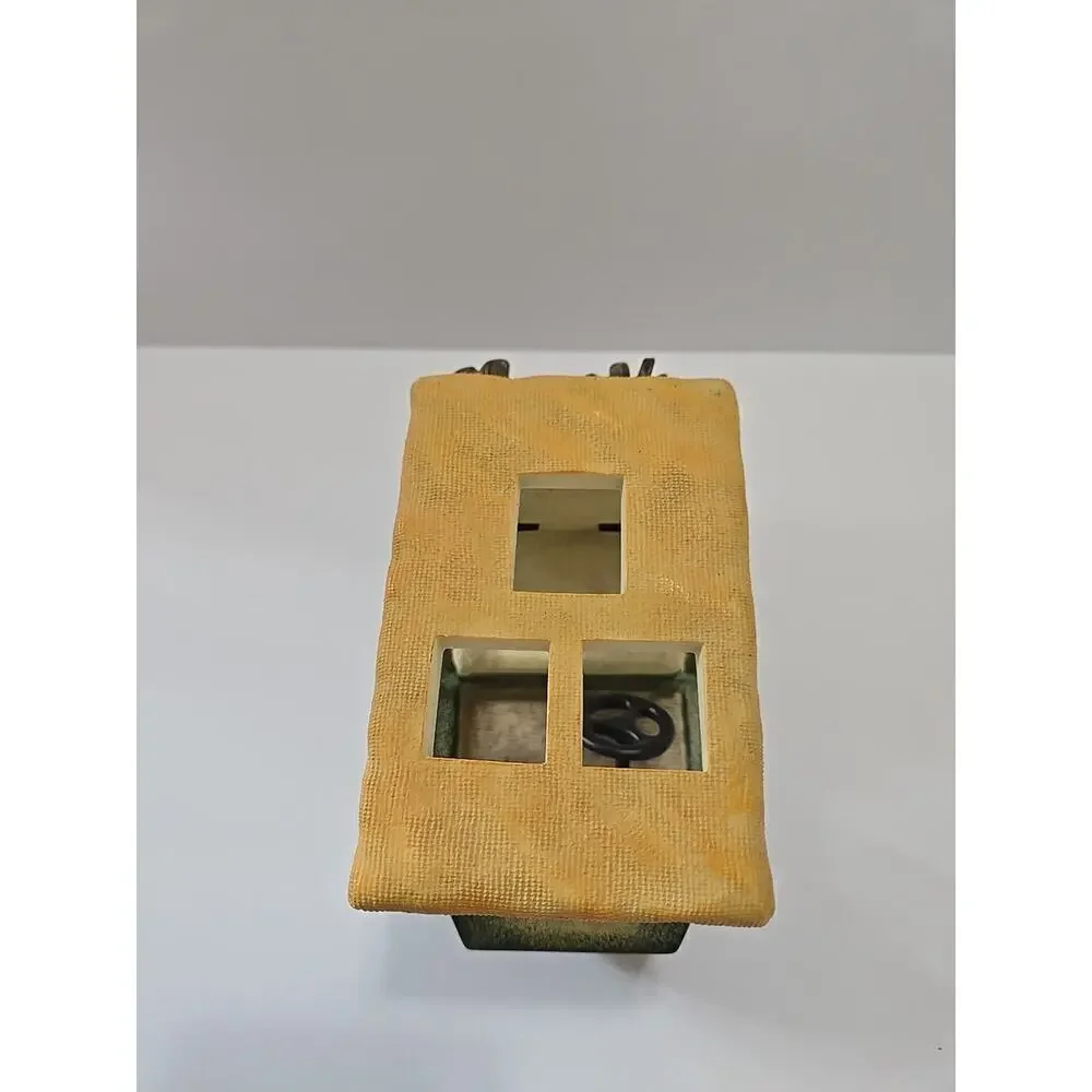Vintage Ceramic Golf Cart Toothbrush Holder